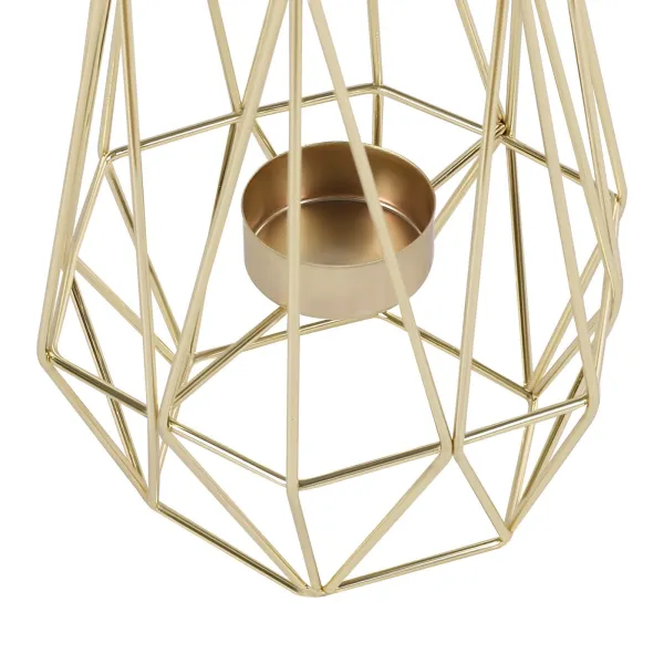 10 Pcs Metal Geometric Design Tea Light Votive Candle Holders, Iron Hollow Tealight Candle Holders, Gold (S + L) 10 Pcs Metal Geometric Design Tea Light Votive Candle Holders, Iron Hollow Tealight Candle Holders, Gold (S + L)