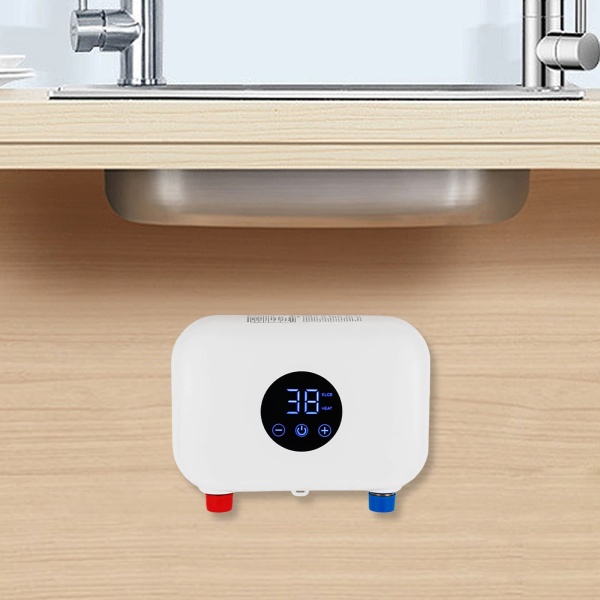 110V Electric Tankless Water Heater, Mini Water Heater, Instant Small Water Heater     