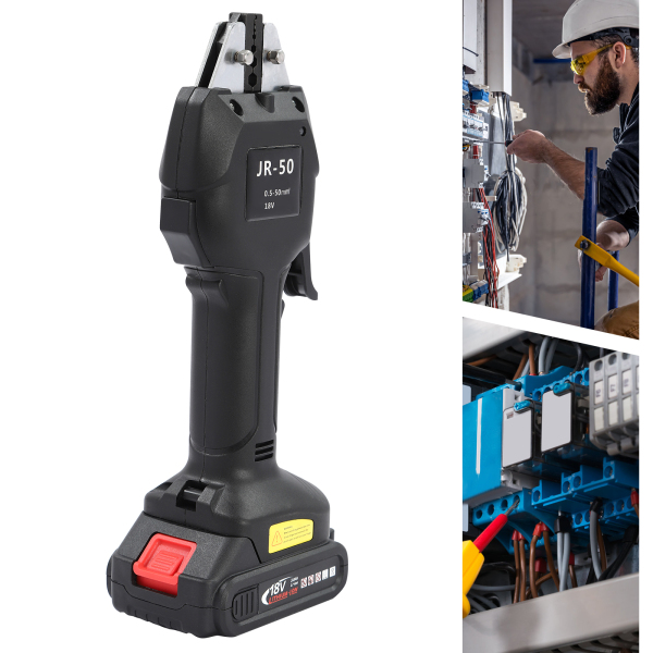 Electric Crimping Pliers Terminal Crimping Tool Battery-powered Crimping Pliers Used In The Electric Power Industry Black Electric Crimping Pliers Terminal Crimping Tool Battery-powered Crimping Pliers Used In The Electric Power Industry Black