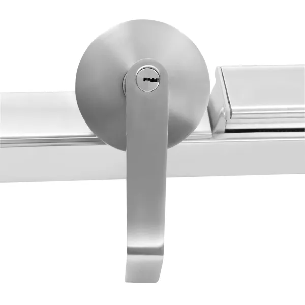 Panic Bar Exit Device Silver, Push Bar for Exit Doors & Exit Lever with Key, Warning Strike Bar with Warning Stickers Panic Bar Exit Device Silver, Push Bar for Exit Doors & Exit Lever with Key, Warning Strike Bar with Warning Stickers