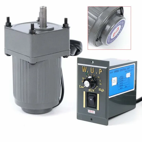 110V 15W 125RPM Single Phase Worm Gear Motor High Torque Deceleration Speed Reduction Motor Gearmotor Reducer