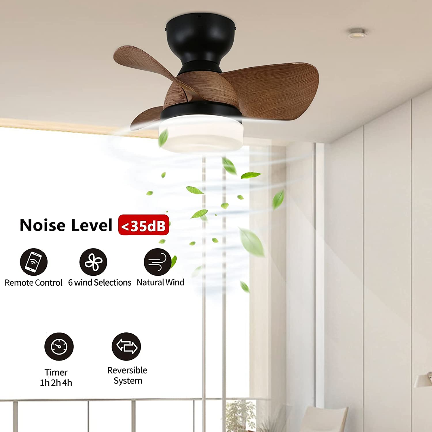 Flush Mount Ceiling Fan