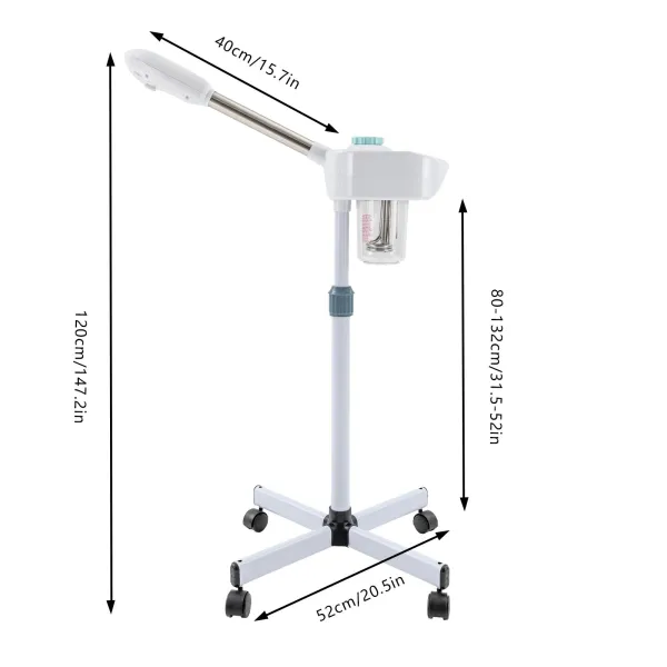 钱海审查暂时下架Facial Steamer for Esthetician, Professional Facial Steamer w/ Herbal & Aromatherapy, Spa Salon Face Steamer