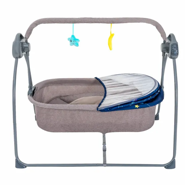Baby Cradle Swing 5 Speed Electric Stand Crib Auto Rocking Chair Bed with Remote Control Infant Musical Sleeping Basket (Blue) Baby Cradle Swing 5 Speed Electric Stand Crib Auto Rocking Chair Bed with Remote Control Infant Musical Sleeping Basket (Blue)