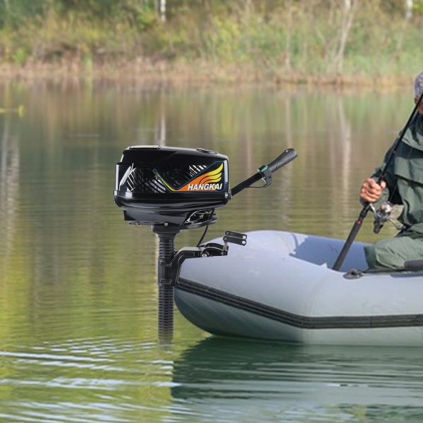 OUKANING 4 HP Electric Outboard Motor Boat Engine 1000W Electric Marine Motor