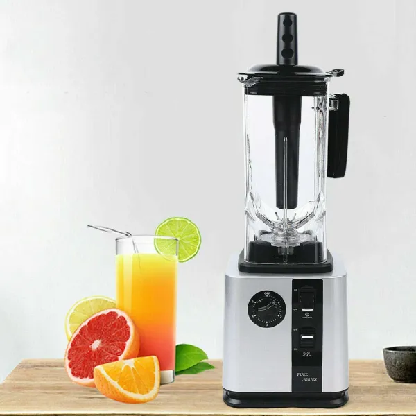 2200W Multifunctional High Speed Blender Commercial Professional Smoothie Blender 1-9 Speed for Milkshakes and Smoothies