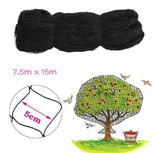 OUKANING Anti Bird Netting 100'X50' Barrier Garden Bird Poultry Aviary Net OUKANING Anti Bird Netting 100'X50' Barrier Garden Bird Poultry Aviary Net