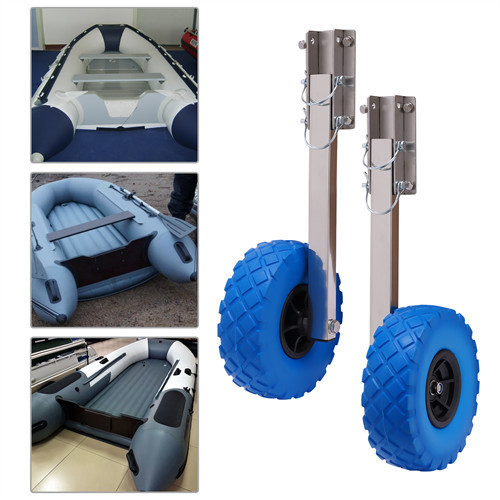 OUKANING Boat Transom Launching Wheel Dolly for Inflatable Boats-10'' x 3 '' Tire&150KG Max OUKANING Boat Transom Launching Wheel Dolly for Inflatable Boats-10'' x 3 '' Tire&150KG Max
