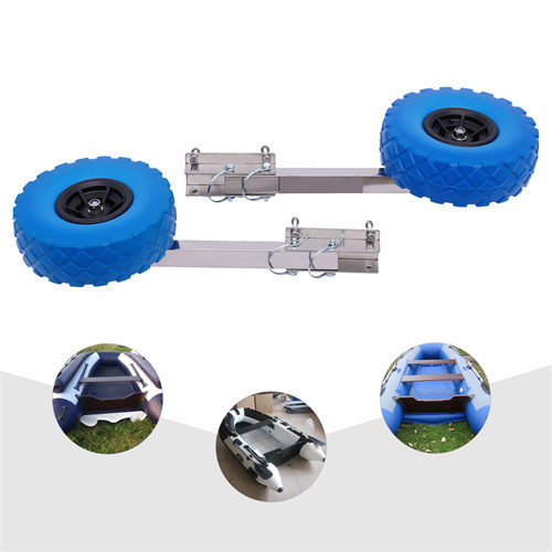 OUKANING Boat Transom Launching Wheel Dolly for Inflatable Boats-10'' x 3 '' Tire&150KG Max OUKANING Boat Transom Launching Wheel Dolly for Inflatable Boats-10'' x 3 '' Tire&150KG Max