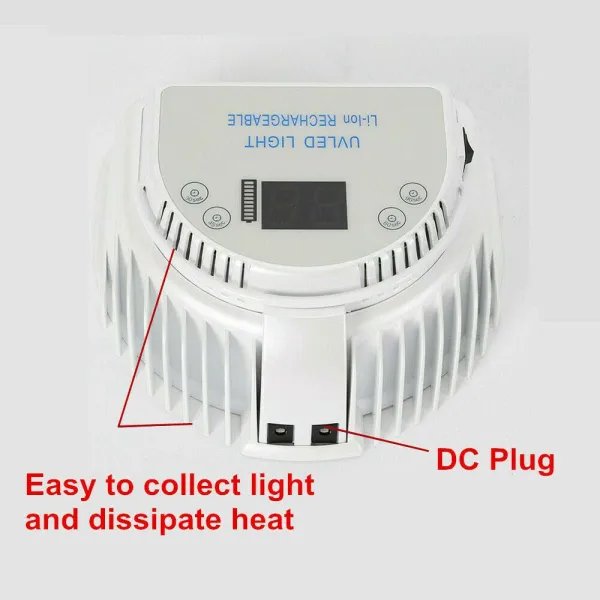 Oukaning Cordless LED Nail Dryer Nail Lamp Gel Polisher Machine-Nail Drying