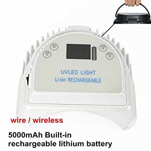 Cordless LED Nail Dryer Nail Lamp Gel Polisher Machine