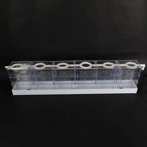 暂停销售，图片有误Aquarium Filter Upper Box, 18PCS 360 Degree Loop Transparent Trickle Raindrop Upper Fish Tank Water Boxes Set with Drip Tube