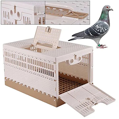43cm Portable Foldable Plastic - Transport Poultry - Transport Bird Cage