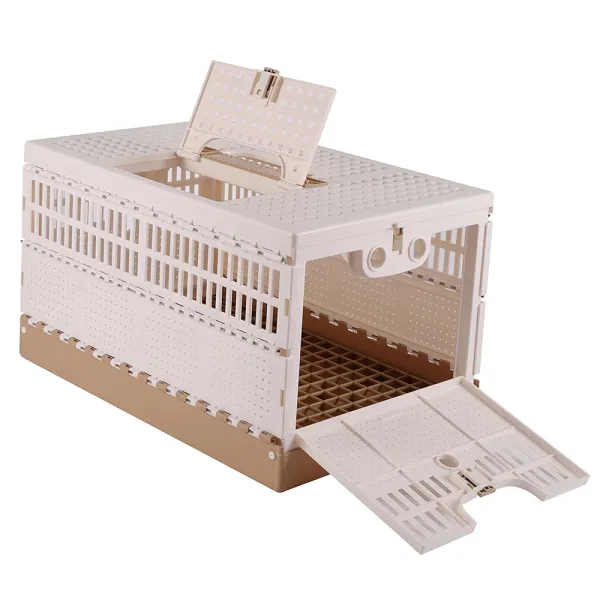 43cm Portable Foldable Plastic - Transport Poultry - Transport Bird Cage