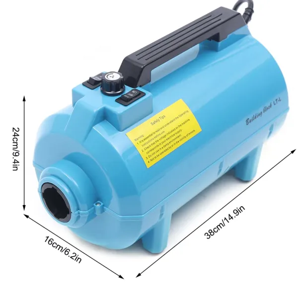 Pet Dryer, High Velocity 3.8Hp pet Hair Dryer Blower,2200W Pet Hair Force Dryer Blower With Adjustable Speed And Heater, Noiseless,Blue Pet Dryer, High Velocity 3.8Hp pet Hair Dryer Blower,2200W Pet Hair Force Dryer Blower With Adjustable Speed And Heater, Noiseless,Blue