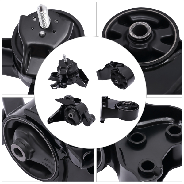 Engine & Trans Mount Set 4PCS. 2003-2008 for Hyundai Tiburon 2.7L for Auto Brand New With High Quality Direct-fit Replacement Fine Engine & Trans Mount Set 4PCS. 2003-2008 for Hyundai Tiburon 2.7L for Auto Brand New With High Quality Direct-fit Replacement Fine