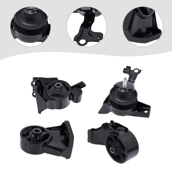 Engine & Trans Mount Set 4PCS. 2003-2008 for Hyundai Tiburon 2.7L for Auto Brand New With High Quality Direct-fit Replacement Fine Engine & Trans Mount Set 4PCS. 2003-2008 for Hyundai Tiburon 2.7L for Auto Brand New With High Quality Direct-fit Replacement Fine