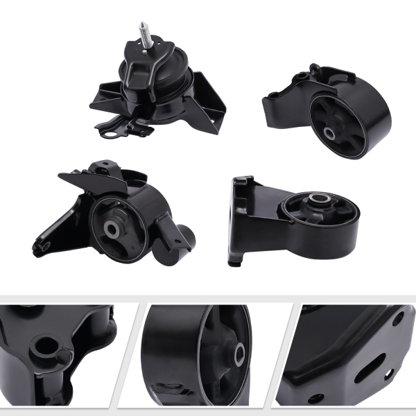 Engine & Trans Mount Set 4PCS. 2003-2008 for Hyundai Tiburon 2.7L for Auto Brand New With High Quality Direct-fit Replacement Fine Engine & Trans Mount Set 4PCS. 2003-2008 for Hyundai Tiburon 2.7L for Auto Brand New With High Quality Direct-fit Replacement Fine