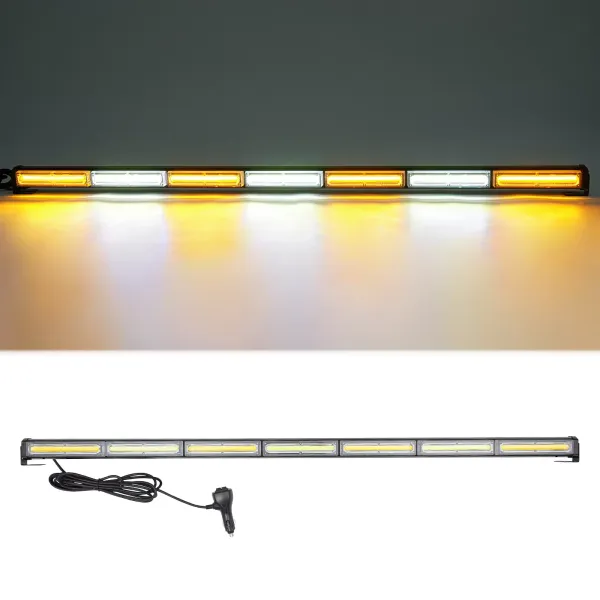 41" Emergency Hazard Warning Light Bar, Traffic Advisor Strobe Lightbar