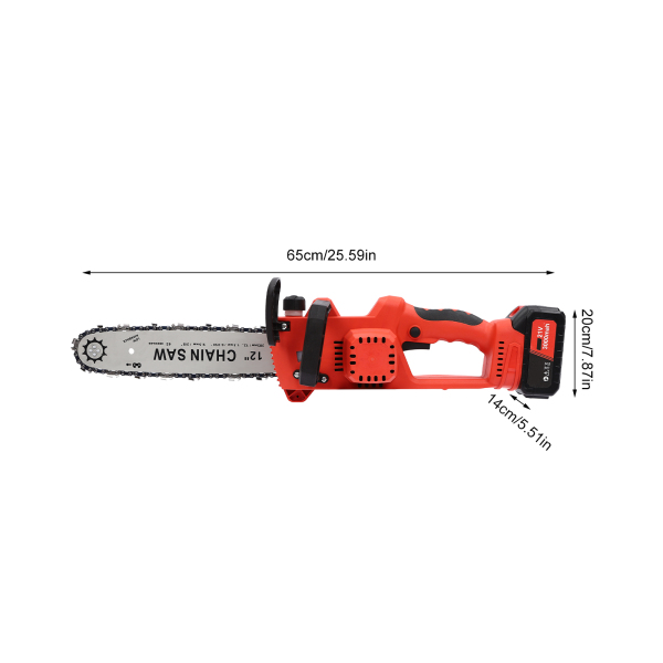 Electric Chainsaw, 12Inch Cordless Chainsaw, Portable Electric Chainsaw, Handheld Mini Chainsaw, Light Weight with Batteries Electric Chainsaw, 12Inch Cordless Chainsaw, Portable Electric Chainsaw, Handheld Mini Chainsaw, Light Weight with Batteries