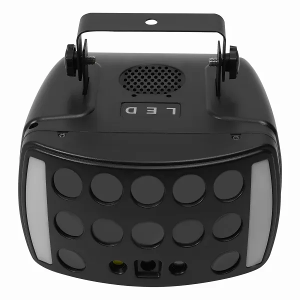 DJ Lights, Stage Party Light 4 in 1 with RGBW, Red Green Starry Light, Led Strobe and Dynamic Marquee (Pattern style)