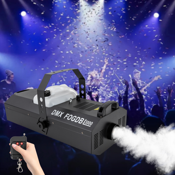 Halloween Fog Machine 3000W Smoke Machine with 30000CFM Fog DMX Stage Fogger with Remote control for Stage Effect Wedding Disco Club Christmas Halloween Fog Machine 3000W Smoke Machine with 30000CFM Fog DMX Stage Fogger with Remote control for Stage Effect Wedding Disco Club Christmas