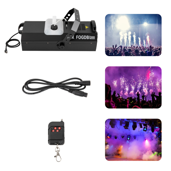 Halloween Fog Machine 3000W Smoke Machine with 30000CFM Fog DMX Stage Fogger with Remote control for Stage Effect Wedding Disco Club Christmas Halloween Fog Machine 3000W Smoke Machine with 30000CFM Fog DMX Stage Fogger with Remote control for Stage Effect Wedding Disco Club Christmas
