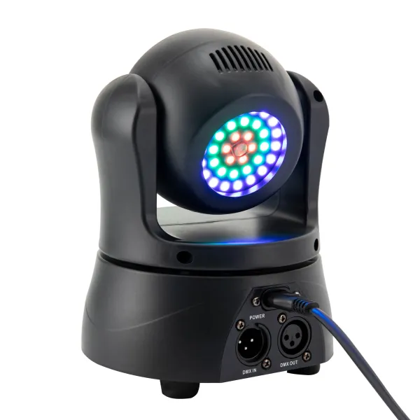 LED Moving Head Light 30W Double Sided Moving Heads DJ Lights with Kaleidoscope and Stage Lighting