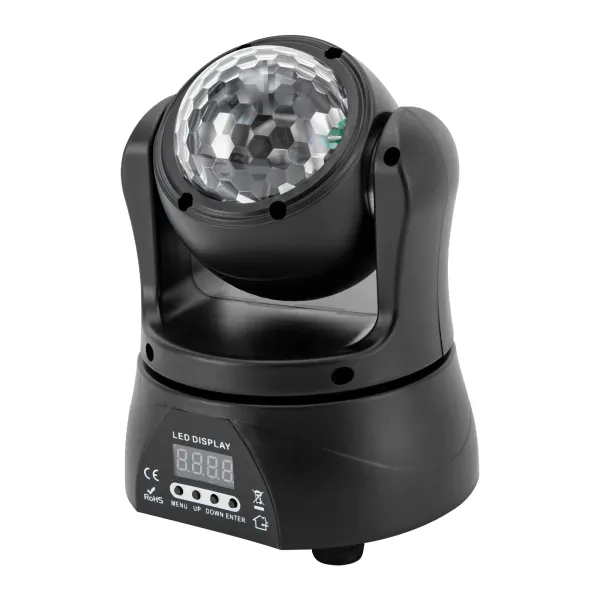 LED Moving Head Light 30W Double Sided Moving Heads DJ Lights with Kaleidoscope and Stage Lighting