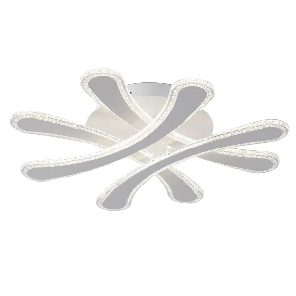48W 4-Head Ceiling Lamp Led Ceiling Chandelier Lighting Fixture with Remote Control Dimmable Ceiling Light