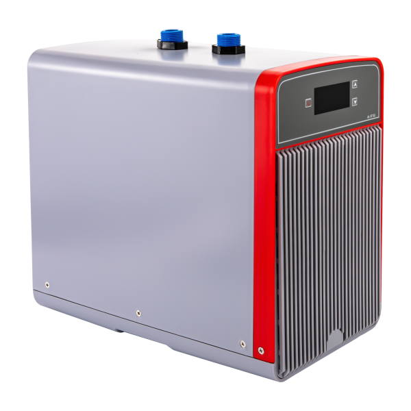 42Gal Aquarium Chiller, 1/10HP Water Chiller for Hydroponics System Fish Tank Coral Reef Tank, Quiet Design, 160L, Grey